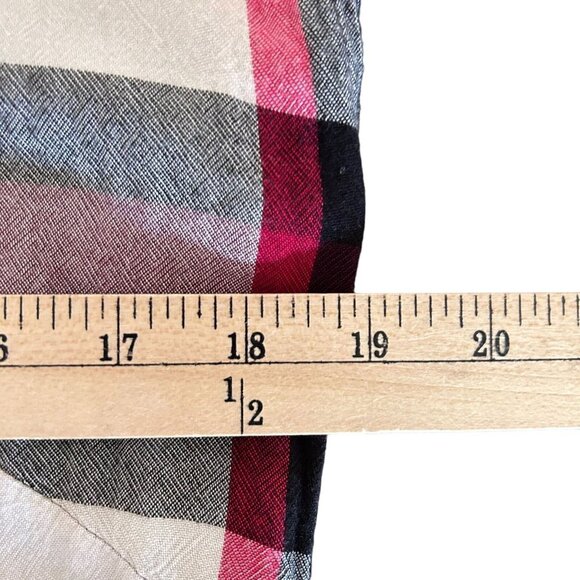 Anthropologie Postmark Womens Plaid Short Dolman Sleeve Blouse Top Size M - Picture 10 of 12